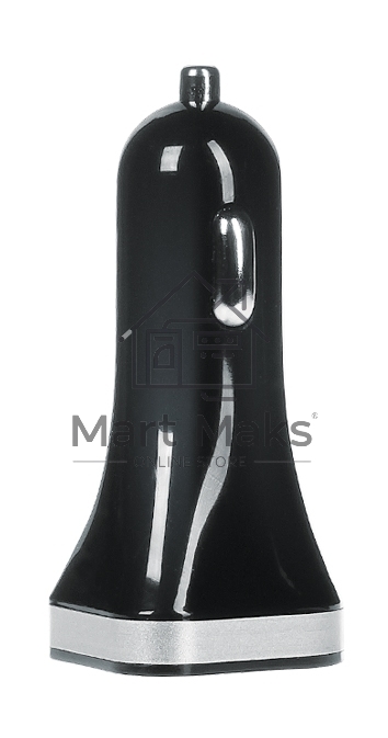 Автомобильное зарядное устройство QUMO 3A, 2 USB, 1A+2A черный