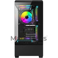 Корпус Bloody CC-127-BK, Midi-Tower, чёрный