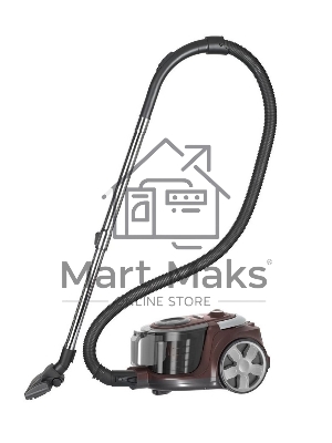 Пылесос Eurostek EVC-4513 коричневый, 500/2800 Вт, уборка сухая, пылесборник контейнер 3 л