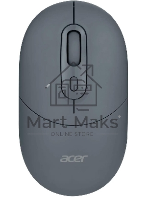 Мышь беспроводная Acer OMR301 черный, 1600 dpi, радиоканал, Bluetooth, USB, кнопки - 4