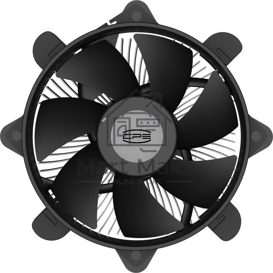 Кулер PcCooler R120-XXNIXX-GL черный 95мм алюминий 2700rpm 27.8db 4-pin 95W 70мм