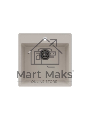 Кухонная мойка Maunfeld Perla 505 MFQS-505LBG светло-бежевый