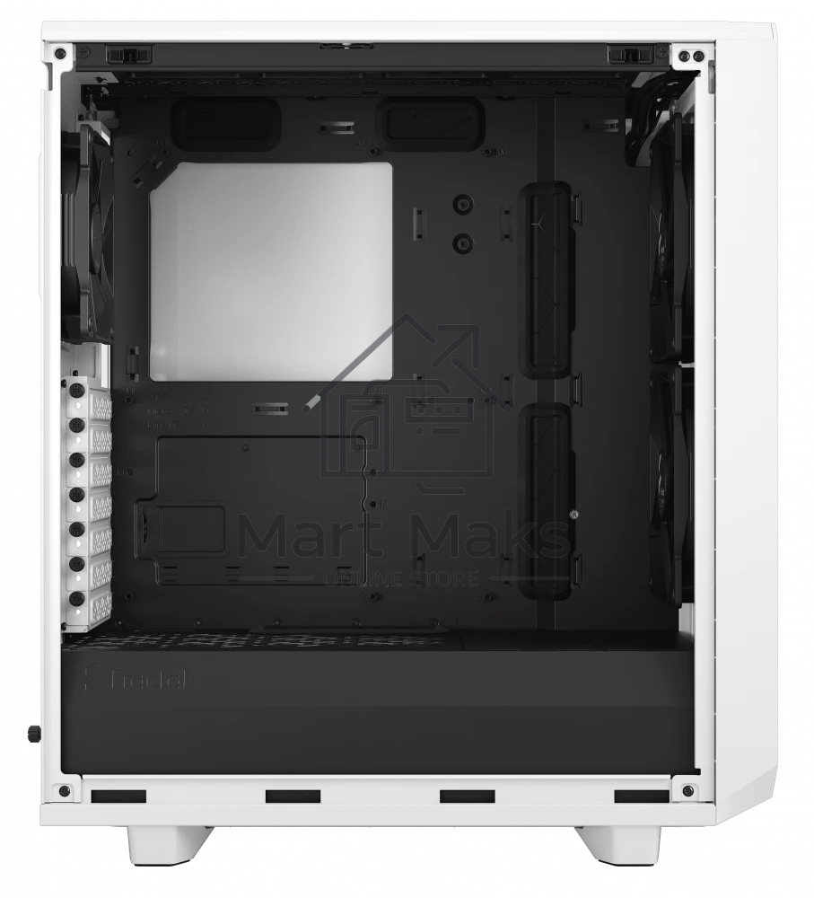 Корпус Fractal Design MESHIFY 2 COMPACT WHITE - TG / ATX, TG / 2x140mm & 1x120mm fans inc. / FD-C-MES2C-05