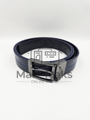 Ремень мужской Piquadro Blue Square CU6742B2/BLUN 125х3.5 см синий/черный натур.кожа