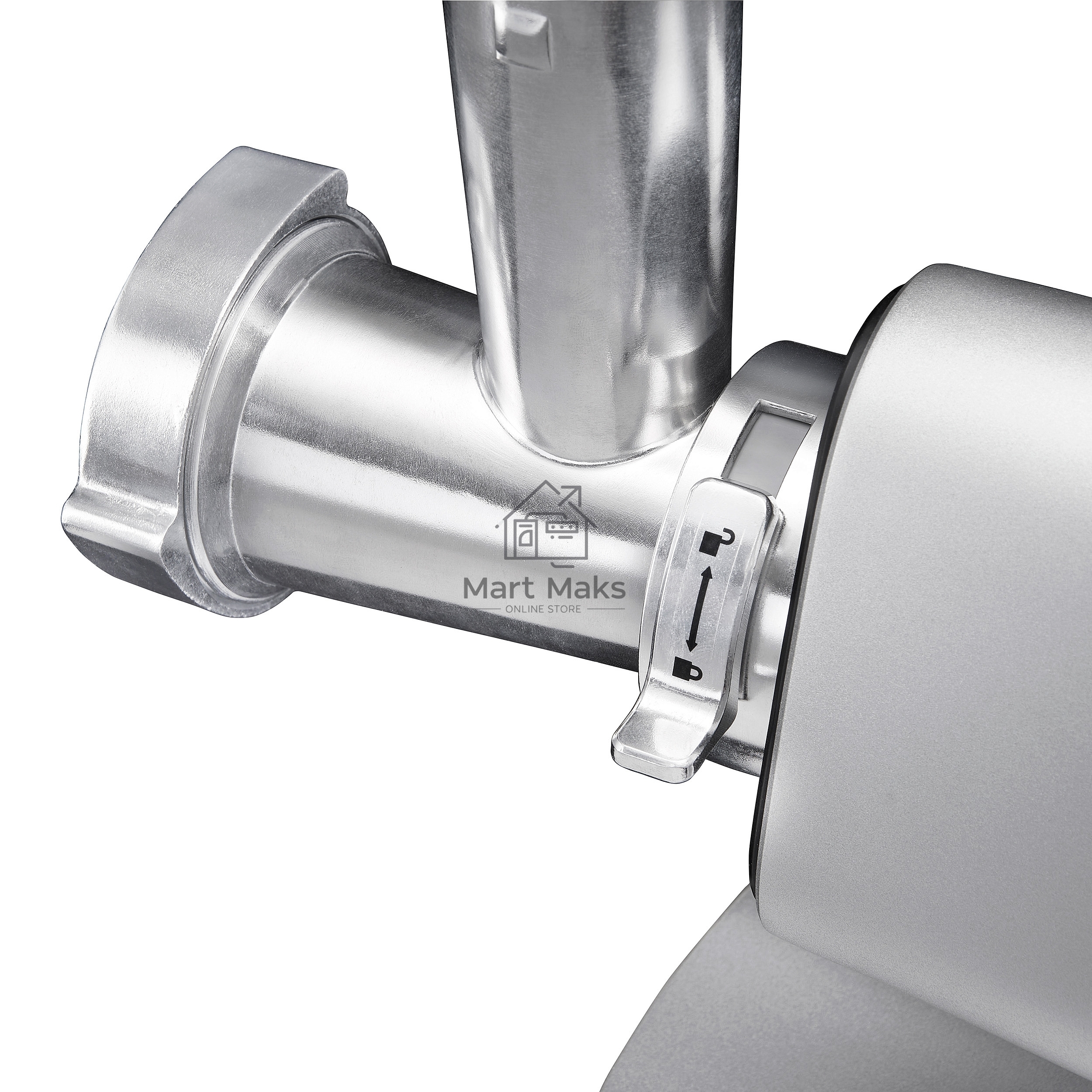 Мясорубка электрическая Korting KMG 0604 X 2500 Вт, 8 насадок, производительность 3.5 кг/мин, защита от перегрева, реверс, серебристый