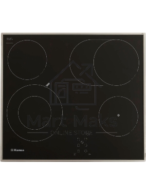 Встраиваемая варочная панель Hansa BHCI66706 Стеклокерамика, независимая, сенсорное управление, таймер, рамка, черная