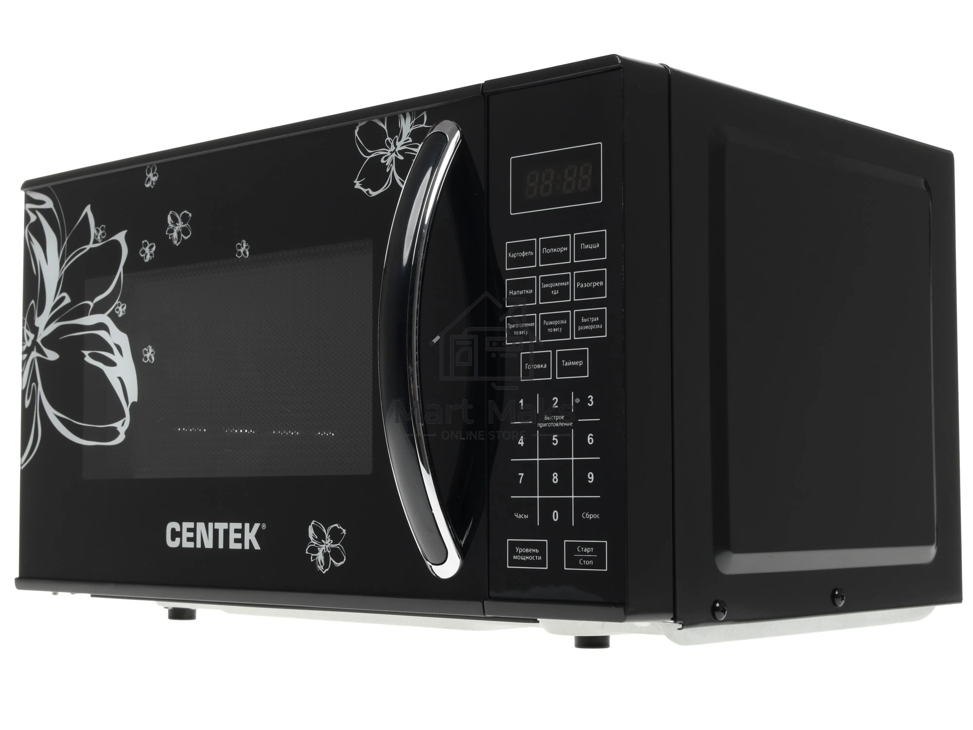 Микроволновая печь Centek CT-1579 черный, 20 л, 700 Вт, переключатели - сенсор