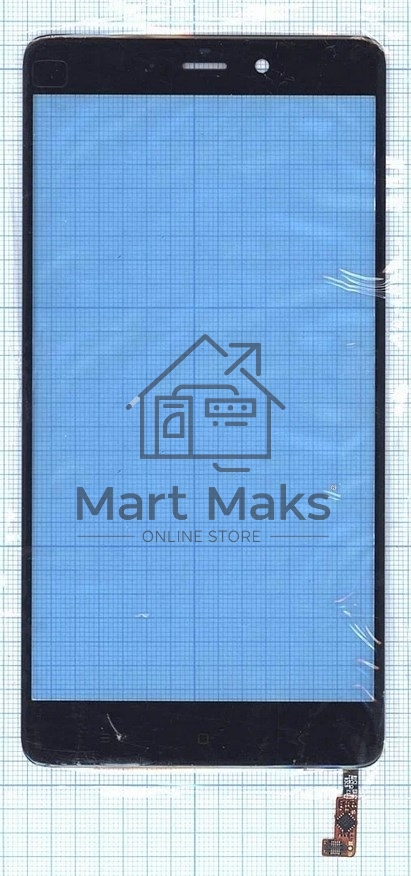 Сенсорное стекло (тачскрин) для Xiaomi Mi Note, черное