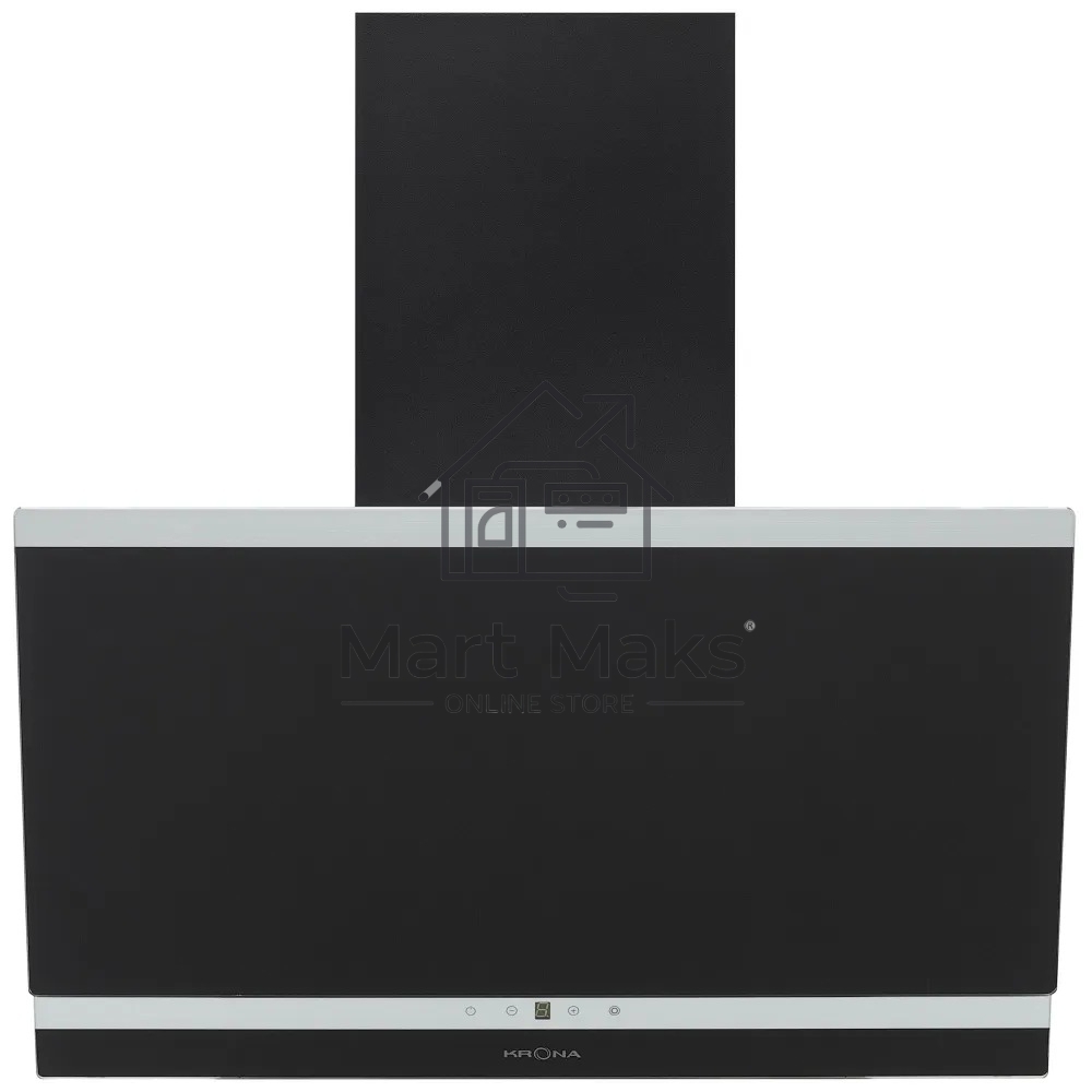 Вытяжка наклонная Krona Irma A 600 черный/серебристый, 60 см, 1300 куб. м/ч, 65 дБ