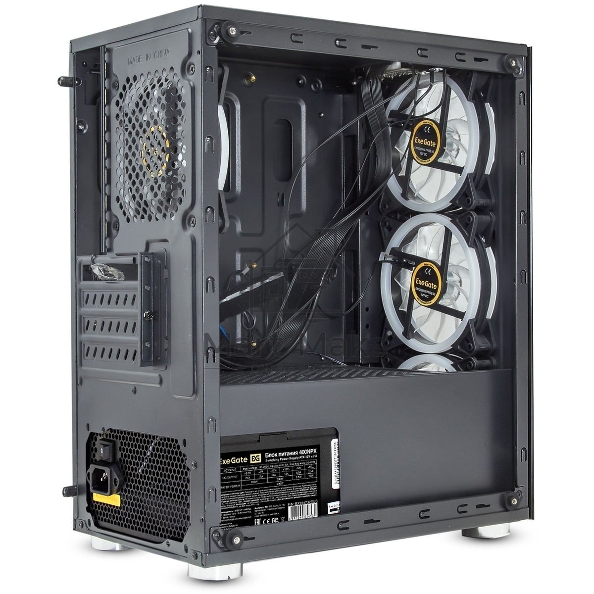 Компьютерный корпус Minitower ExeGate Mistery X2-NPX450