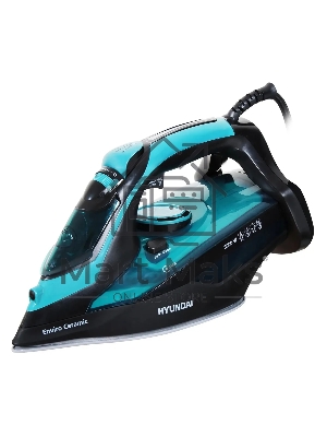 Утюг Hyundai H-SI01221 3000 Вт черный/зеленый