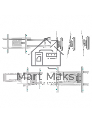 Кронштейн ONKRON M7LW 40-75