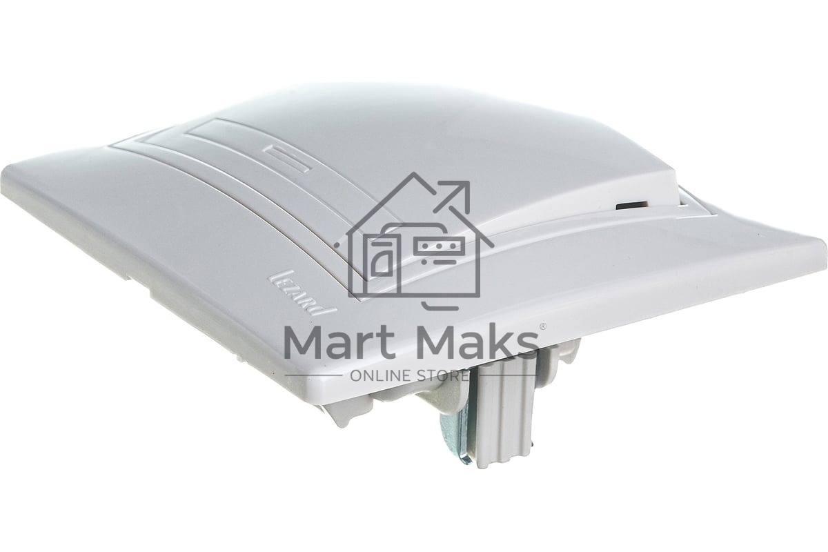 Выключатель LEZARD 1-кл. СП Мира 10А IP20 белый/белый 701-0202-100