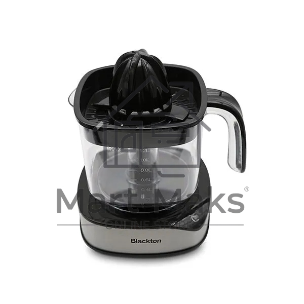 Соковыжималка Blackton Bt J1113 Black-Steel, Мощность 40 Вт, Объем кувшина 1.2 л, AC мотор, 2 сменные насадкию, Индикатор уровня сока, Прорезиненные ножки, Длина шнура электропитания 1 м, Напряжение 220-240 В, 50/60 Гц