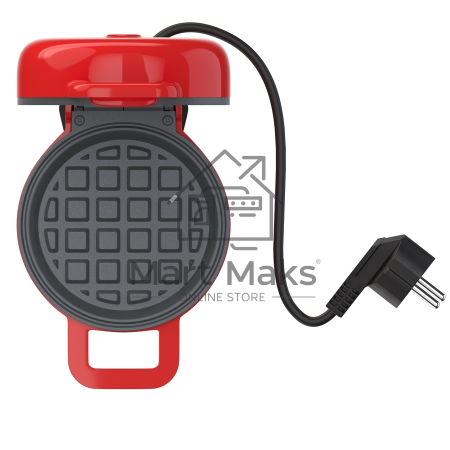 Вафельница для венских вафель MAXVI SM552P red