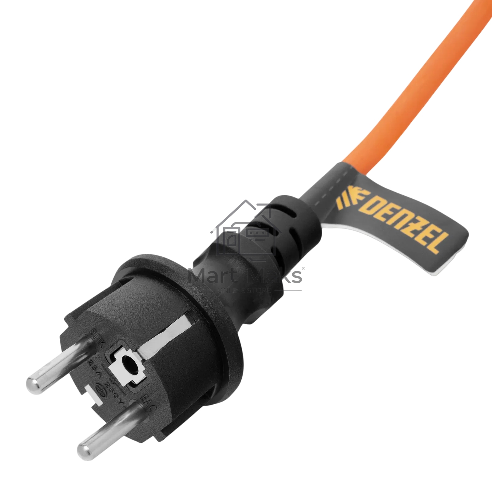 Удлинитель-шнур силовой Garden Series Denzel ПВС, 10 м, 1 розетка 3*1,5 мм