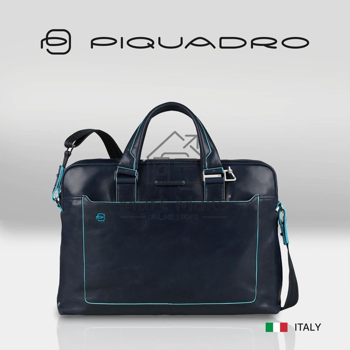 Сумка для ноутбука Piquadro Blue Square CA3335B2/BLU2 синий натур.кожа