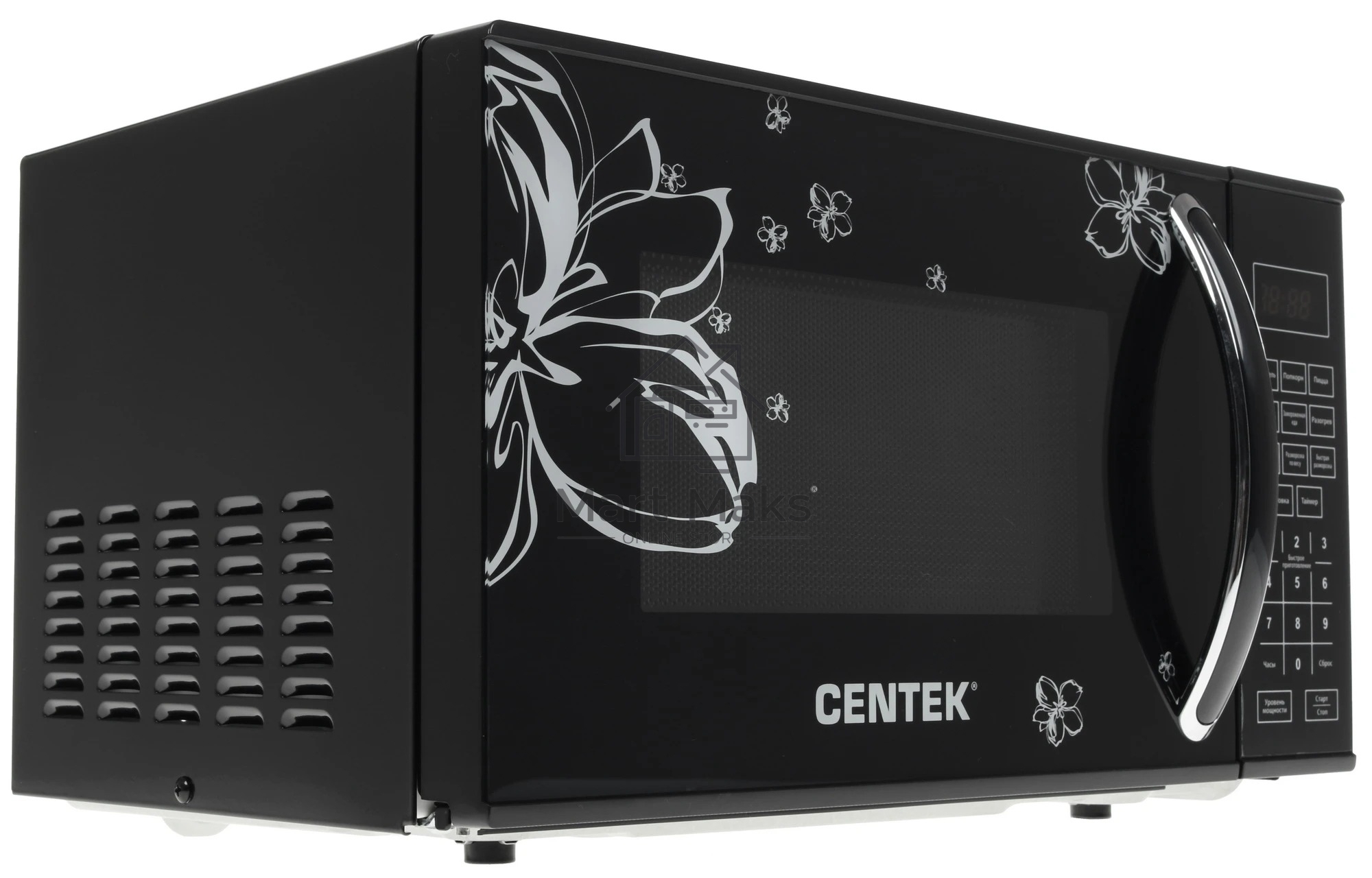 Микроволновая печь Centek CT-1579 черный, 20 л, 700 Вт, переключатели - сенсор
