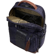 Рюкзак мужской Piquadro Brief2 CA4439BR2BM/BLUCU темно-синий/коричневый нейлон/натур.кожа