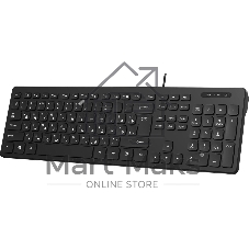Клавиатура проводная Oklick K733, USB, черный