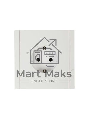 Розетка СП FORTE&PIANO FP215 16А с заземл. защ. шторки винт. крепл. белый IEK FP-R14-16-K01