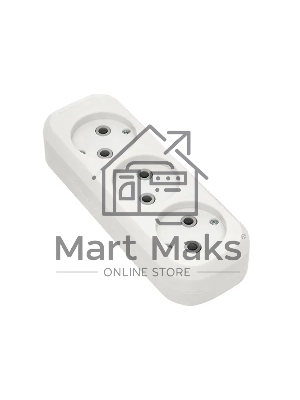 Колодка удлинителя EKF AKB10-3 Эксперт PROxima белый