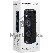 Минисистема Hyundai H-MC180 черный 80Вт/FM/USB/BT/SD/MMC