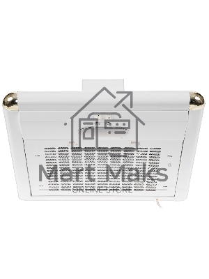 Вытяжка каминная Elikor Сатурн 50П-180-В1Л белый/золотистый, 50 см, 180 м³/ч, 48 дБ