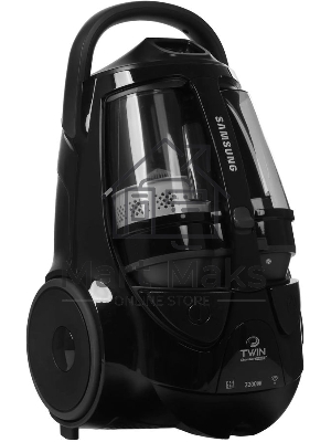 Пылесос Samsung VCC8874H35/XEV черный, 430/2200 Вт, уборка сухая, пылесборник контейнер 2 л