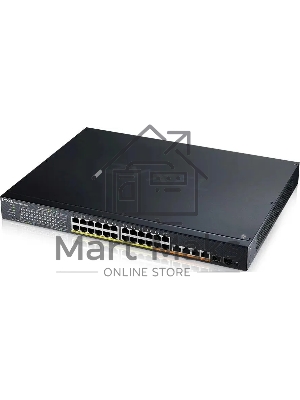 Коммутатор Hybrid Smart L2+ Switch Zyxel NebulaFlex XMG1930-30HP, rack 19