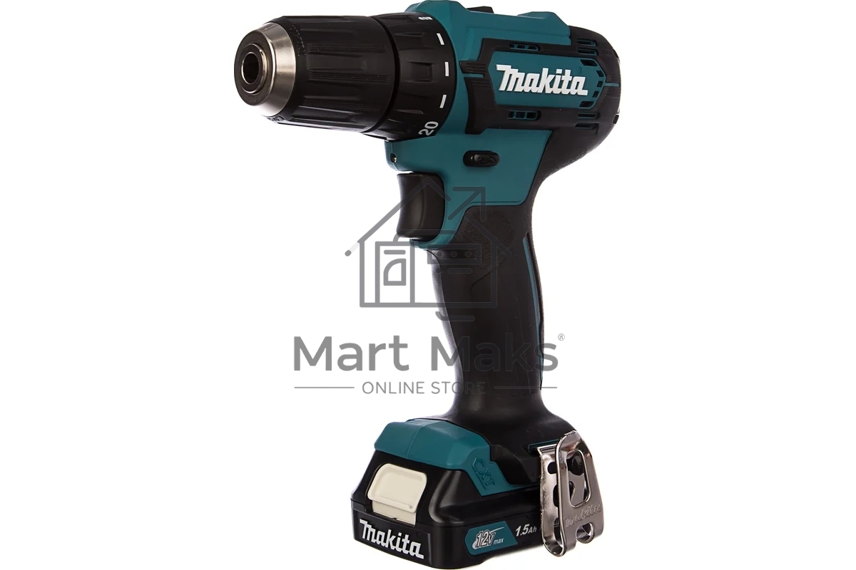 Дрель-шуруповерт Makita DF333DWYE Аккумуляторная, Кейс