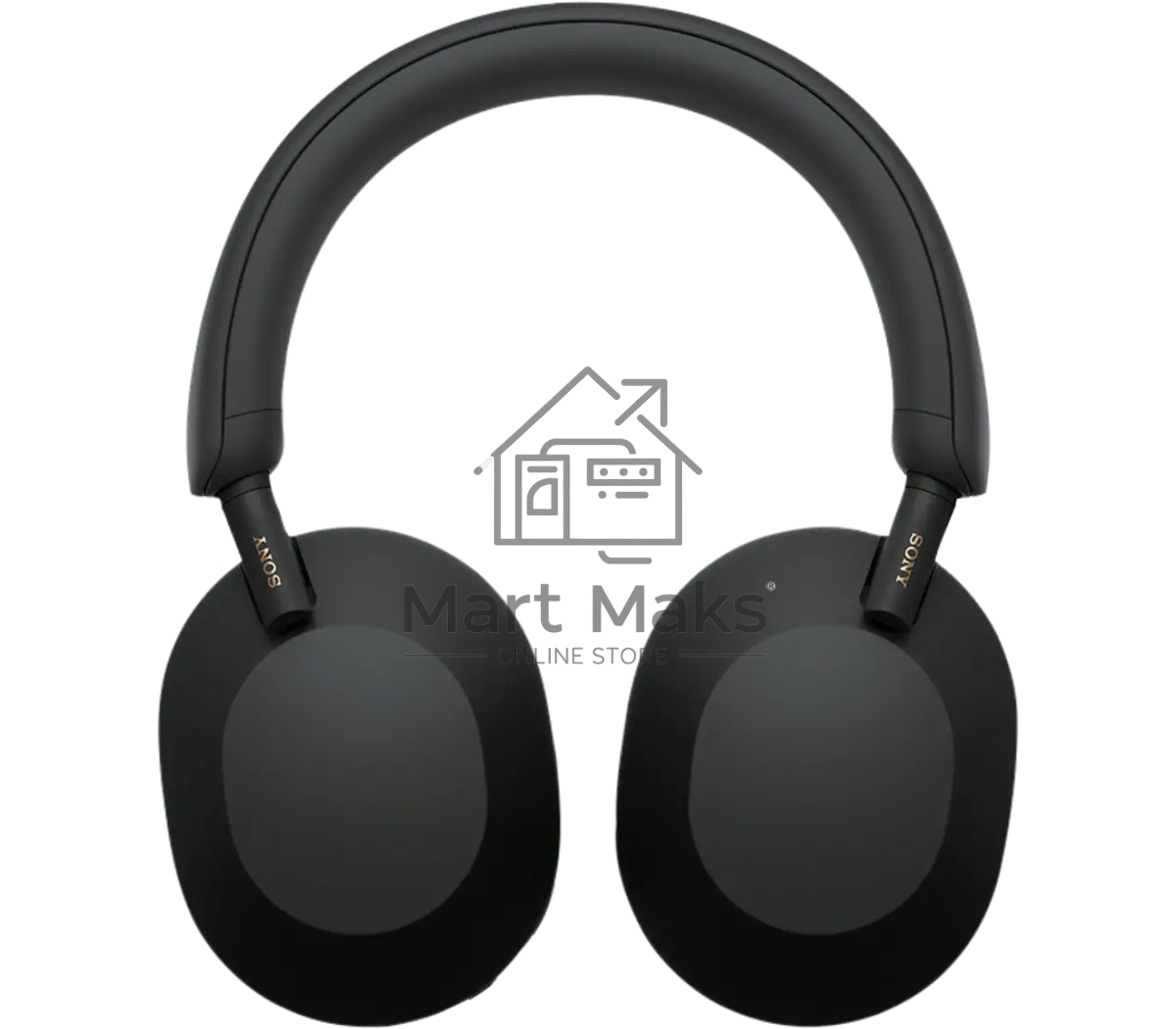 Гарнитура мониторные Sony WH-1000XM5 1.2м черный беспроводные bluetooth оголовье (WH1000XM5/B)