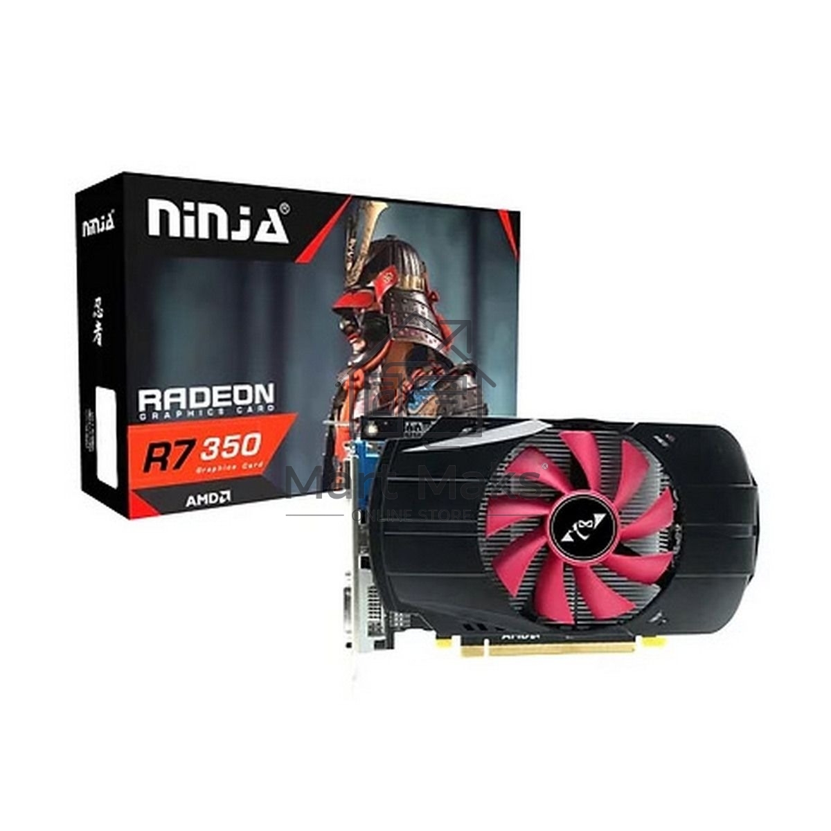 Видеокарта Ninja (Sinotex) R7 350 2GB GDDR5 128bit VGA DVI HDMI 1FAN RTL