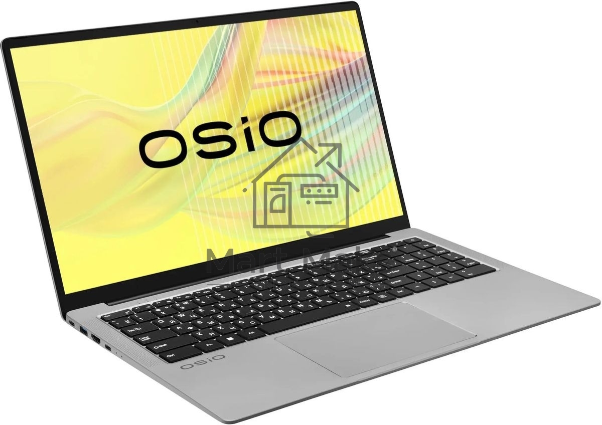 Ноутбук Osio FocusLine F160a-010 серый Ryzen 7 5700U 16Gb SSD1Tb 16.1