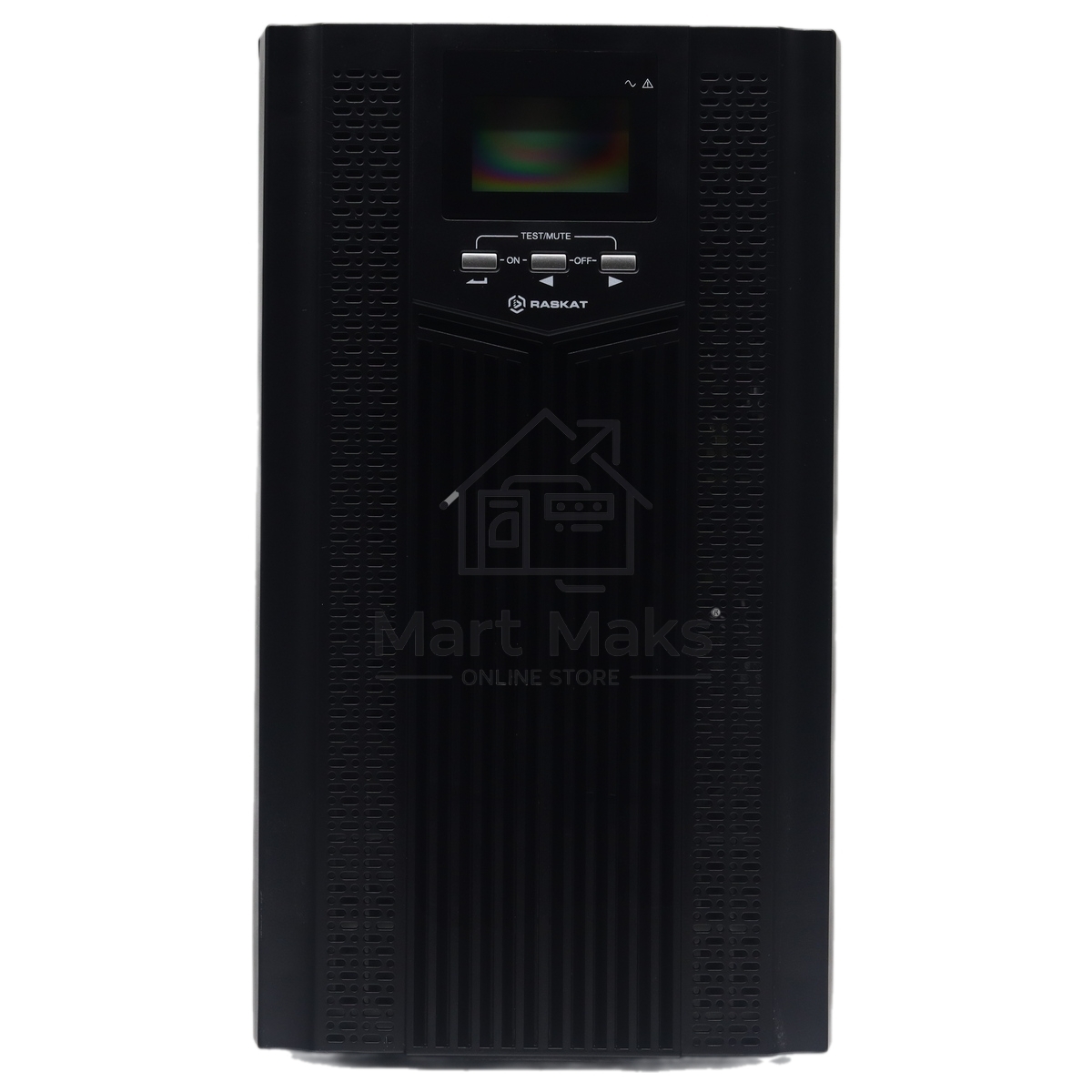 Источник бесперебойного питания (ИБП) Raskat HIO-3000VA+ (3000ВА, 2700Вт, 6xIEC320, LCD, USB type-B, 1xRS232, чистая синусоида)