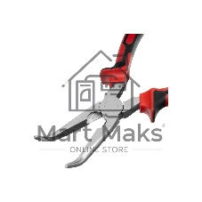 Длинногубцы Matrix 17424 NICKEL 200 мм, изогнутые никелированные, двухкомпонентные рукоятки