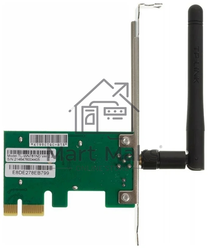Сетевой адаптер TP-Link SOHO TL-WN781ND Беспроводной сетевой адаптер на шине PCI Express серии Lite N, до 150Мбит/с