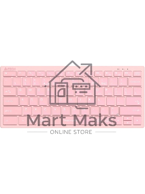 Клавиатура беспроводная A4Tech Fstyler FBX51C розовый USB BT/Radio slim Multimedia