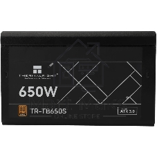 Блок питания Thermalright TR-TB650S 650W 80 PLUS Bronze, (ATX, 3, Non-modular, 1x24(20+4)pin 550мм, 1xCPU*2 8(4+4)pin 600+150мм, 1xPCIe*2 8(6+2)pin 500+150мм, 1xSATA*3+MOLEX4pin*1 400+150+150+150мм, 1xSATA*2+MOLEX4pin*2 400+150+150+150мм, Active, 120x120мм, 150x140x86мм, APFC, )