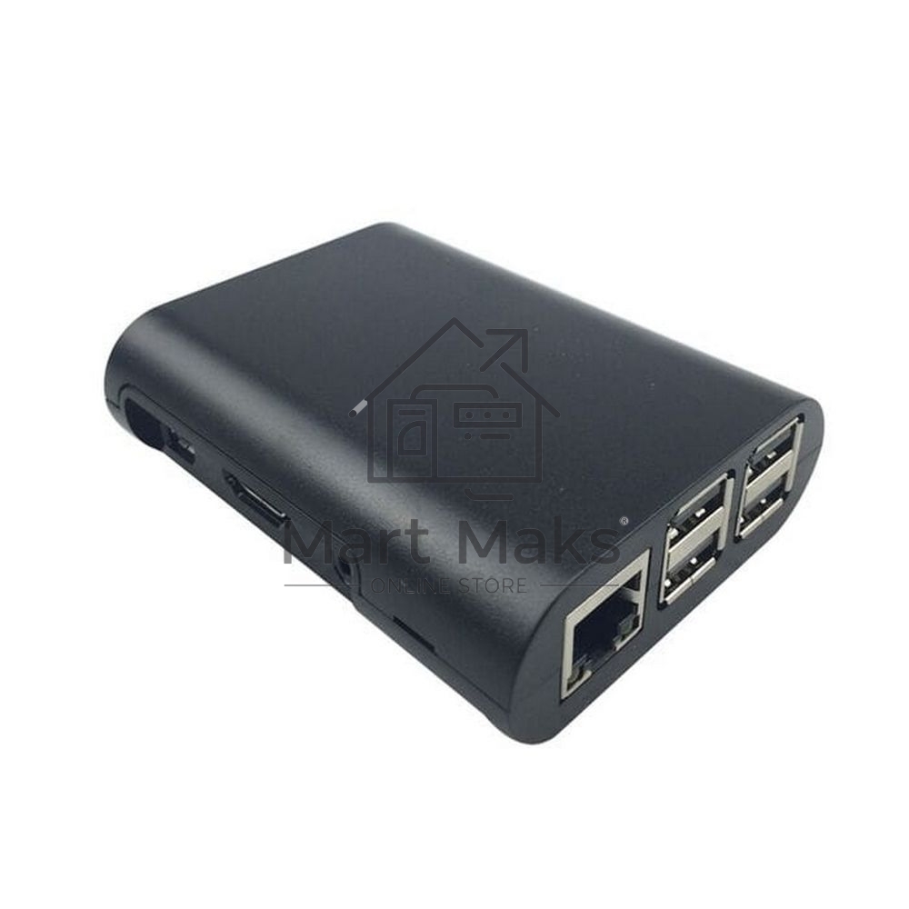 Корпус ACD RA071 Raspberry Pi 2/3B/3B+ Injection Molding Case Black with Stripe RA074 черный