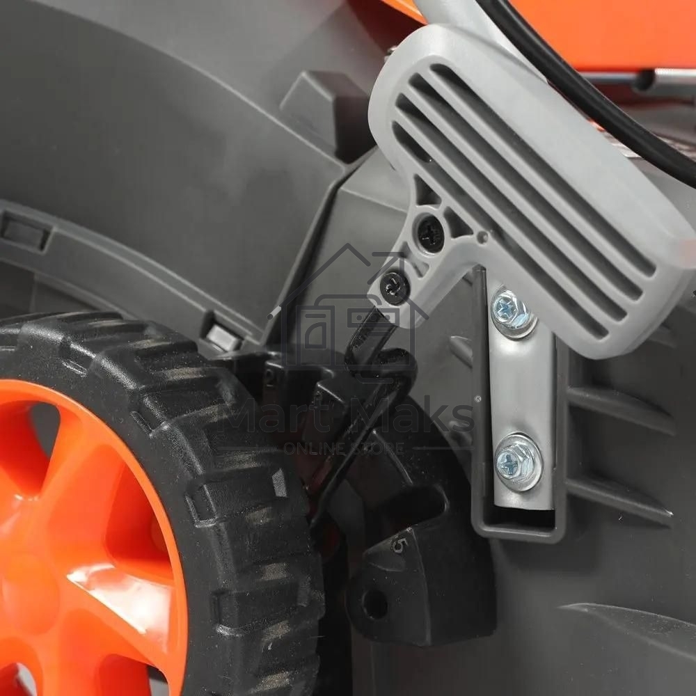 Газонокосилка аккумуляторная Patriot CM 432 (поставляется без акб 40В и зарядного), бесщеточ. двиг., 32см, центр. регулир. 3 пол. 25-75, трав 30 л., мульчирование