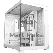 Корпус без блока питания PCCooler C3T700 WH, Midi-Tower, TG, no fans, 1xUSB-A 3.0 + 1xUSB-A 2.0 + 1xUSB-C, ATX, mATX, mITX белый