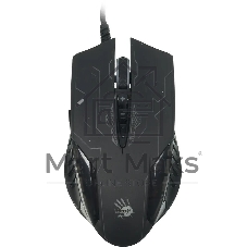 Мышь проводная A4Tech Bloody Q51 черный, 3200 dpi, USB, кнопки - 8