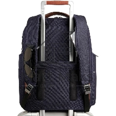 Рюкзак мужской Piquadro Brief2 CA4439BR2BM/BLUCU темно-синий/коричневый нейлон/натур.кожа