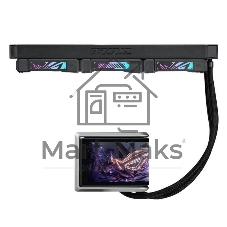 Жидкостная система охлаждения ASUS ROG RYUO IV 360 ARGB черный, алюминий/медь, 2000 об/мин, 30.7 дБ, 4 pin