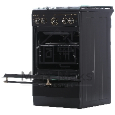 Плита газовая Gefest ПГ 5100-02 0187 черный, конфорок 4 шт, духовка 52 л, 50 см x 85 см x 58.5 см