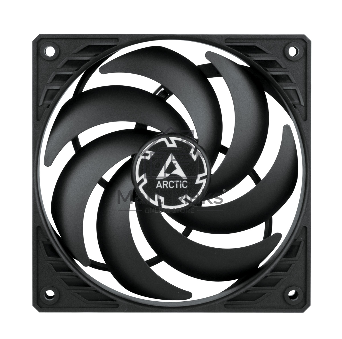 Вентилятор для корпуса Arctic P12 SLIM PWM PST черный, 120 мм, 2100 об/мин, 22.5 дБ, 4 pin