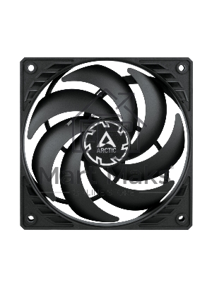 Вентилятор для корпуса Arctic P12 SLIM PWM PST черный, 120 мм, 2100 об/мин, 22.5 дБ, 4 pin