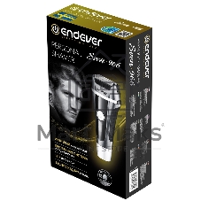 Электробритва Endever SVEN-966, аккумуляторная, сухое и влажное бритье, сетчатая бритва, время непрерывной работы 65 минут, LED