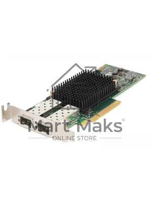 Адаптер HBA DELL Emulex LPe31002 Dual Port FC16 Fibre Channel HBA, PCIe Low Profile, Customer Kit, V2 (including FC16 trancievers x 2)